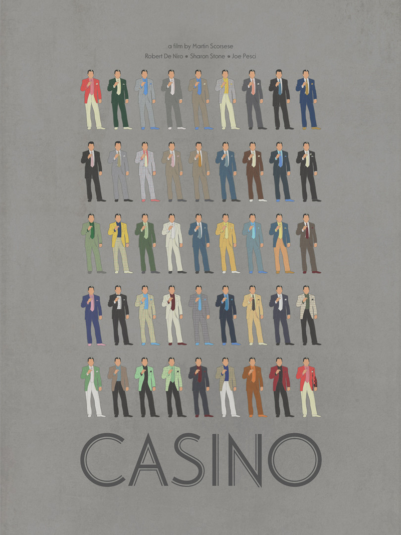 Illustration for article titled A fan-made poster captures the essence of Martin Scorsese's Casino